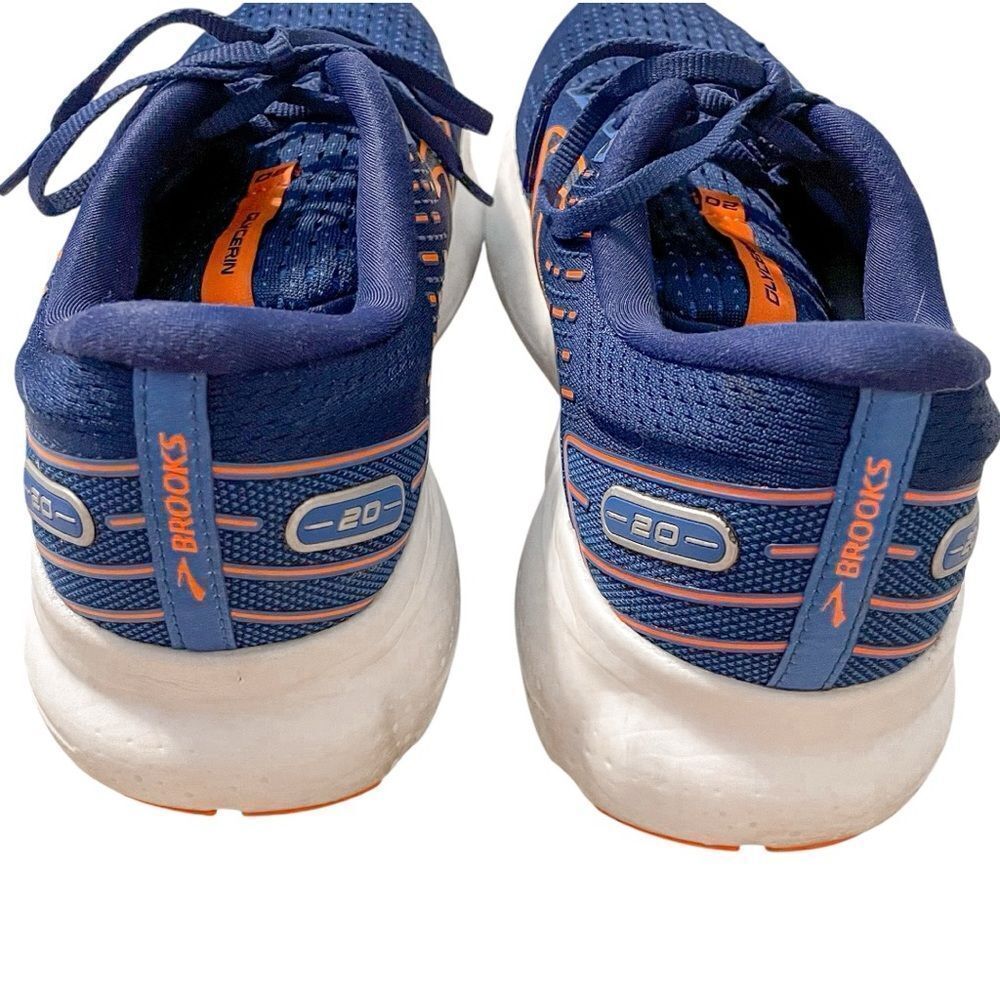 Brooks Glycerin 20 Running Shoes Blue Orange 11 - Picture 3 of 9